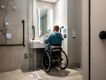 shower chair, bathroom wheelchair